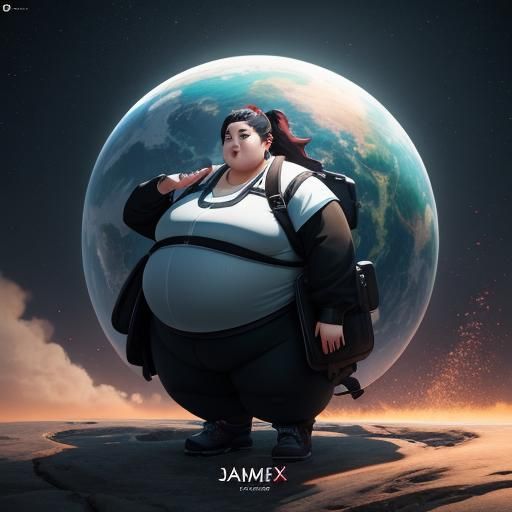 Anime Style 3D Rendering of a Woman