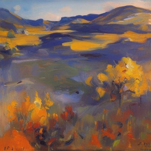 Abstract Art Inspired by Onchi and Soutine