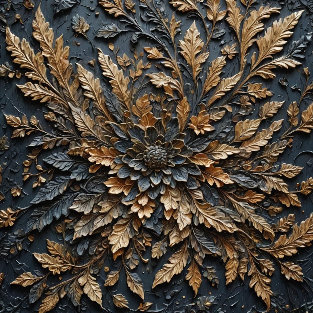 Impasto Painting with Intricate Details in HDR