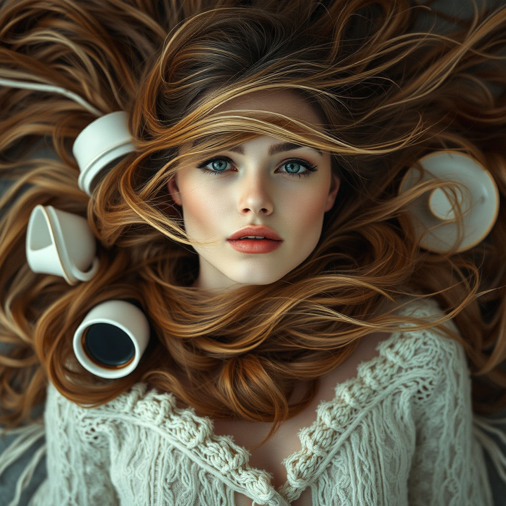 Surreal Boreal Portrait in Fine Art Photography Style