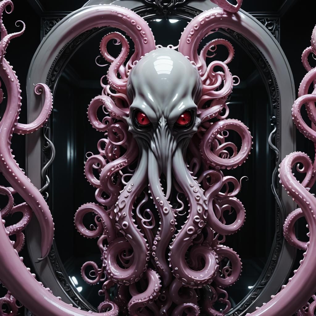 Tentacle Demon's Gloomy Mirror Reflections