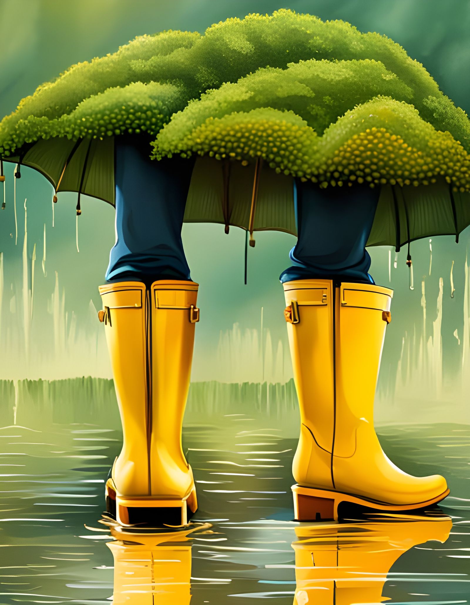 Rubber Rain Boots