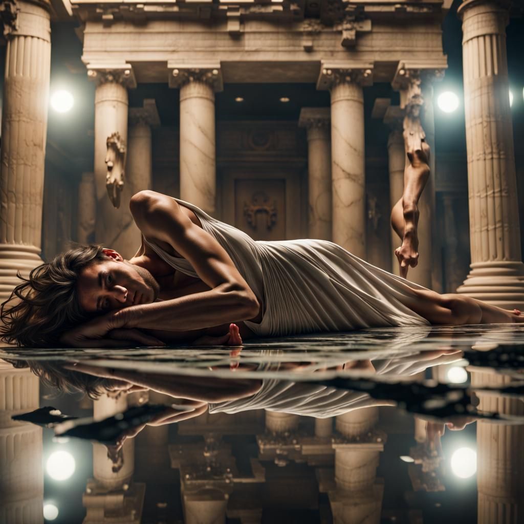 Breathtaking Alien Ministers to Levitating Human