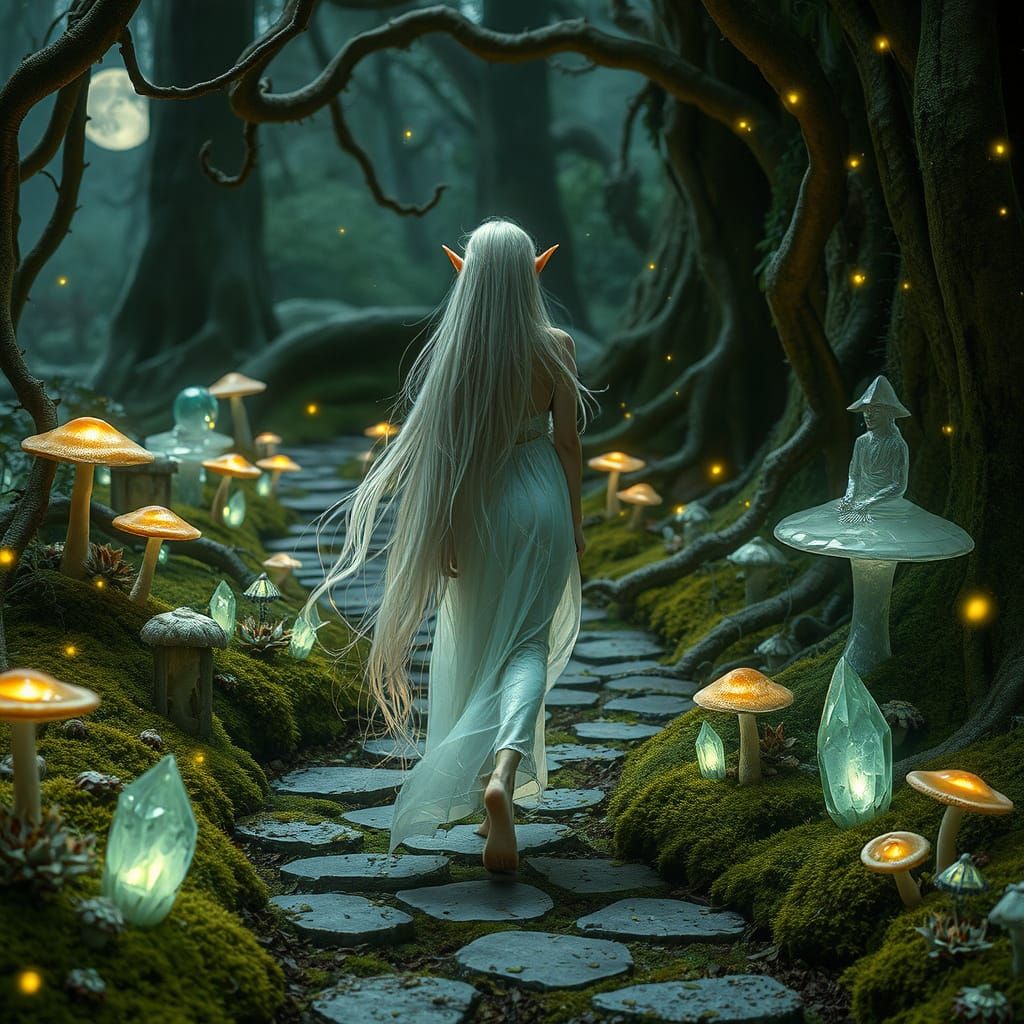 Moonlit Whimsy: Enchanted Forest Realm