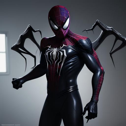 Spider-Man Black Suit Venom Transformation