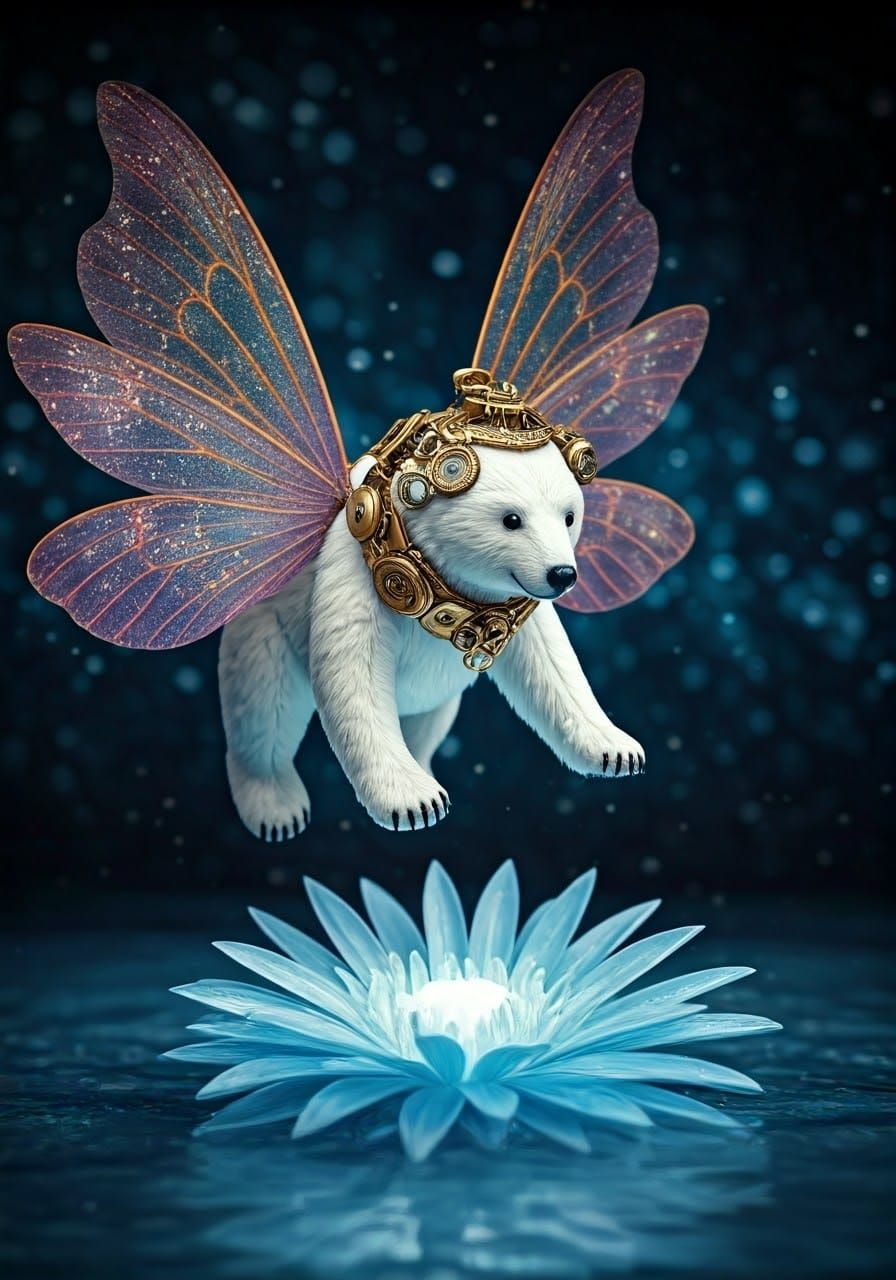 Steamplush Fairy Polar Bear at Ice Party