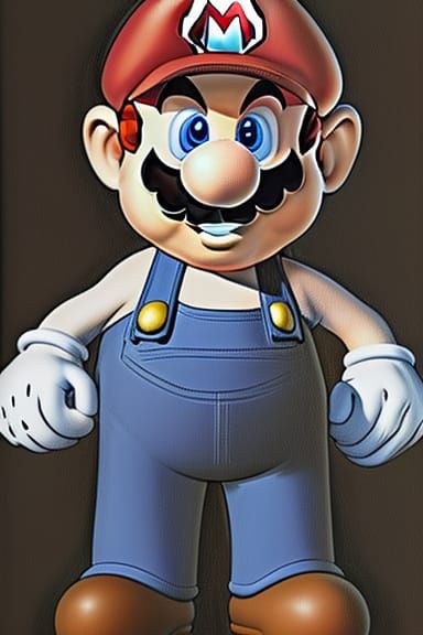 Mario Head and Shoulders Portrait