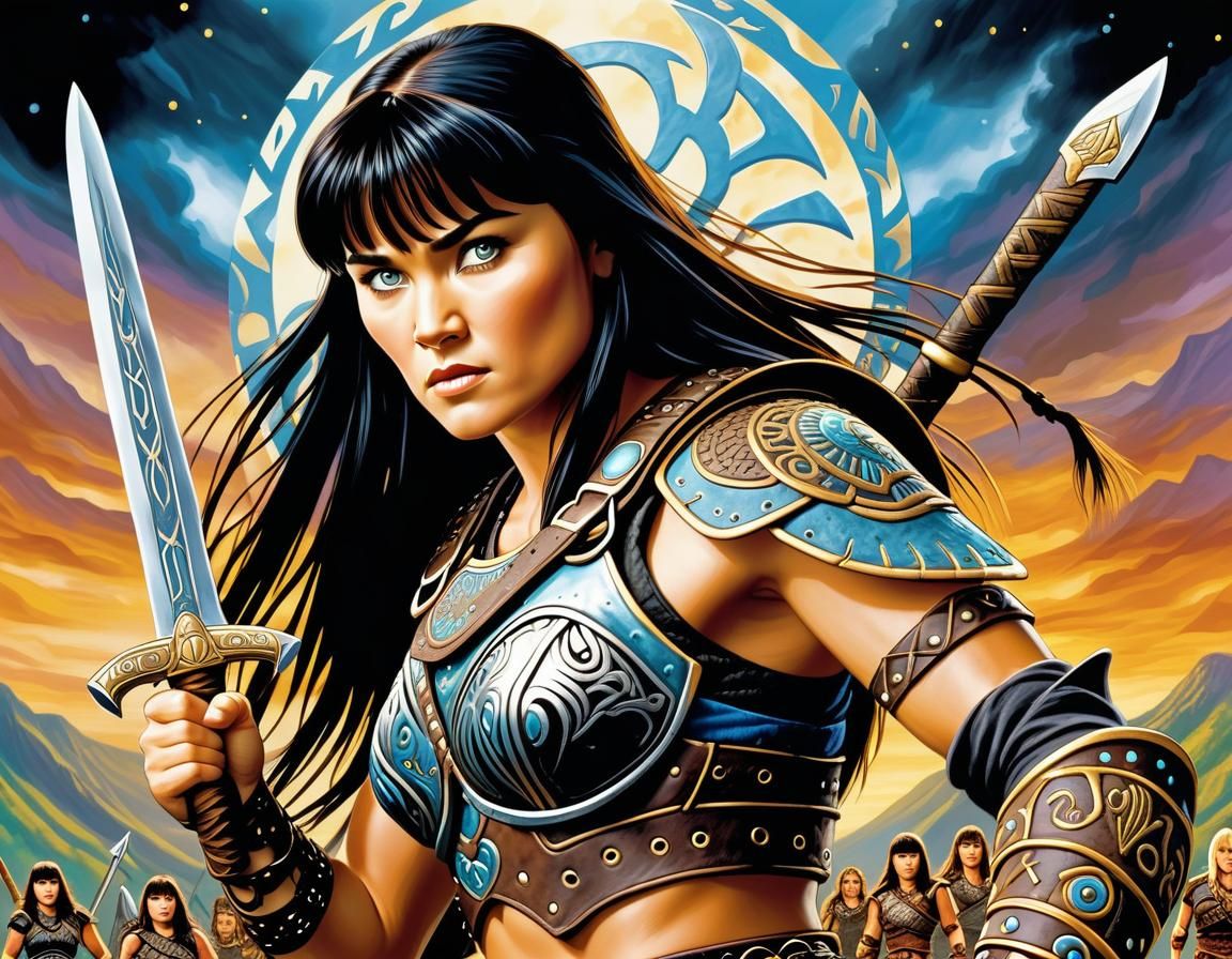 A Warrior Princess in Art