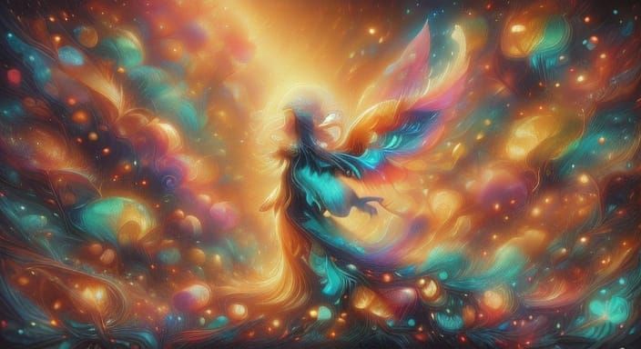 Fantasy Castle Emerges From Storybook in Oil Painting Style