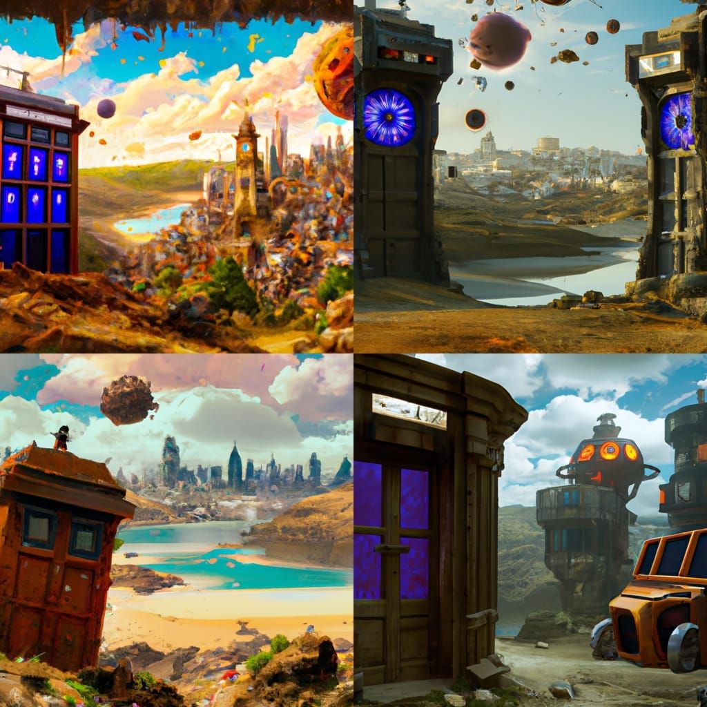 Doctor Who: The Sixth Doctor, Peri, and Sil