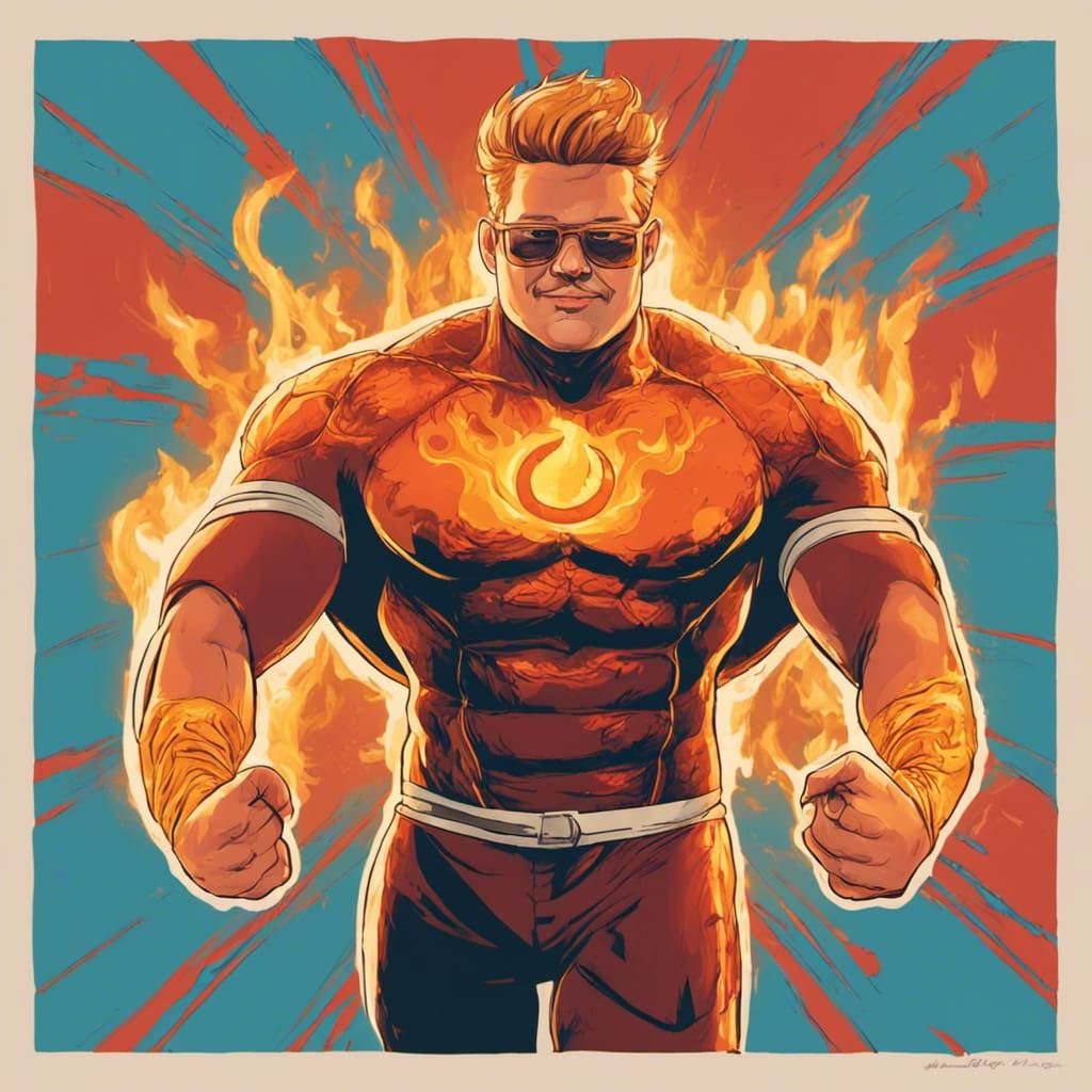 Hipster Human Torch