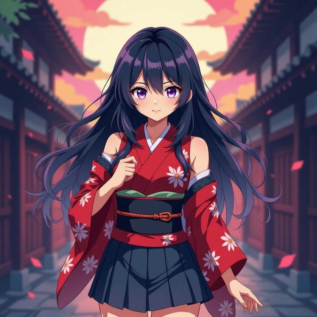 Roro: Vibrant Anime Manga Character Art