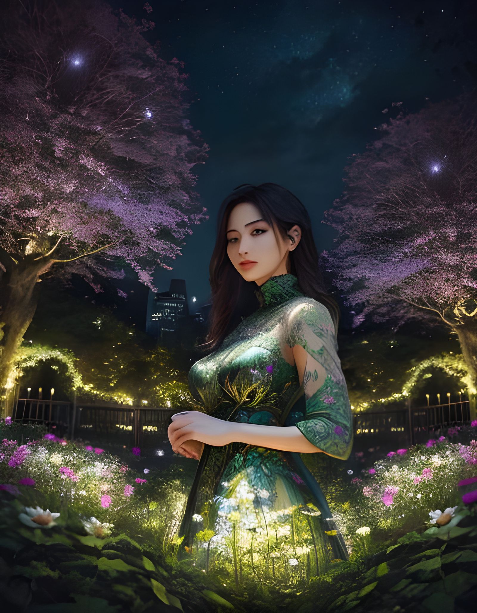 at the magical garden