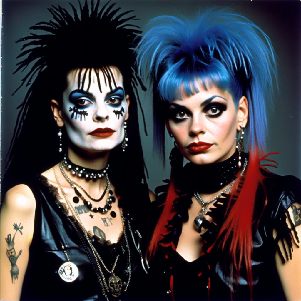 Nina Hagen and Lene Lovich inspired women