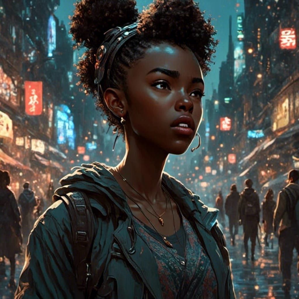 Angry Senegalese Girl in Potterverse Setting