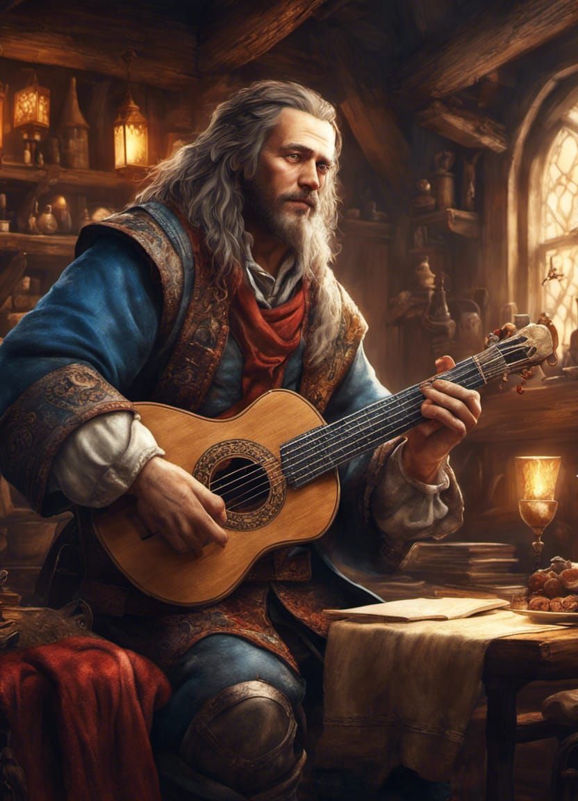 Medieval bard