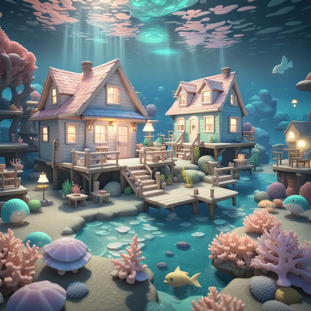 Animal Crossing Underwater Houses