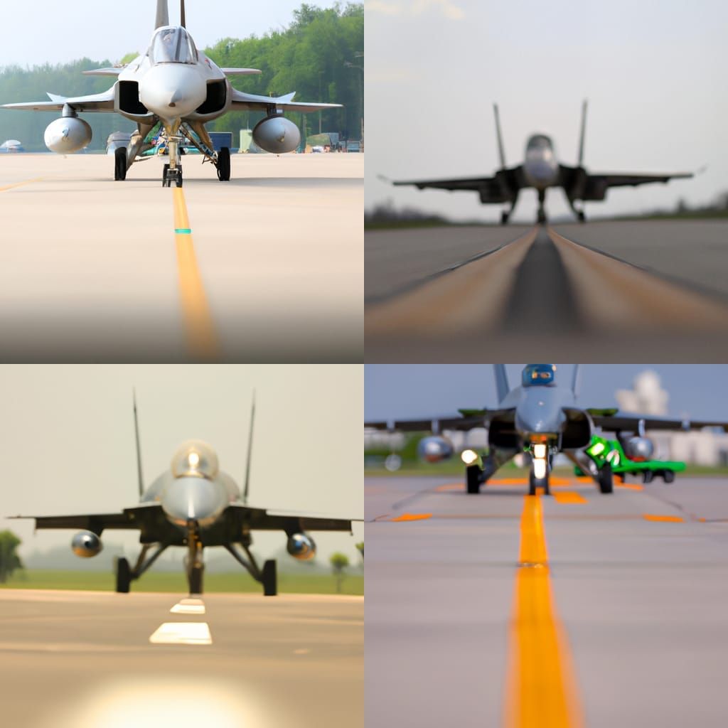 Fighter Jet on Runway: Professional Photography