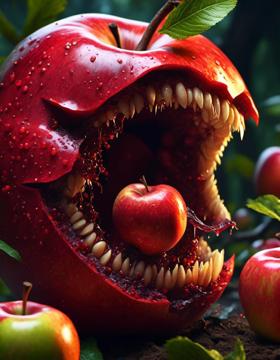 Apple Bite Digital Art: Igor Morski Inspiration