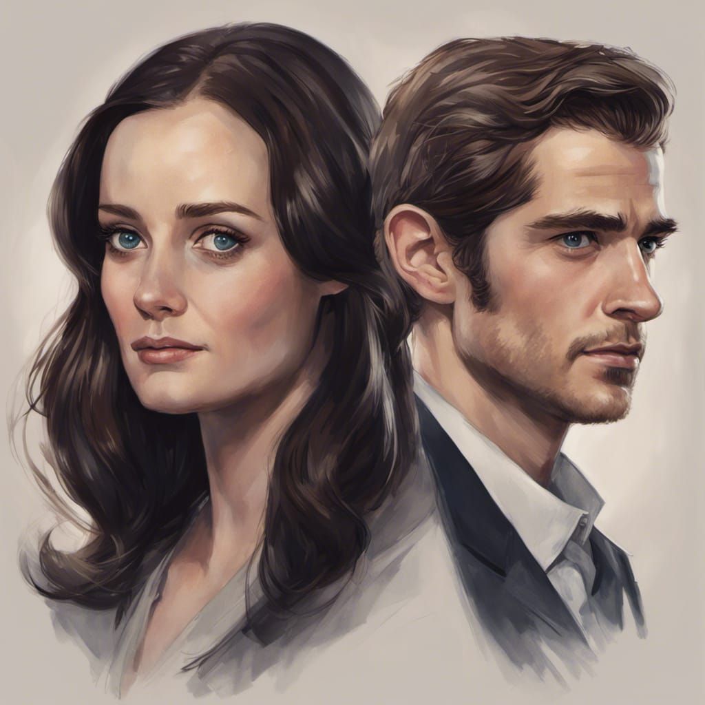 Alexis Bledel Marries Andrew Garfield: Digital Portrait