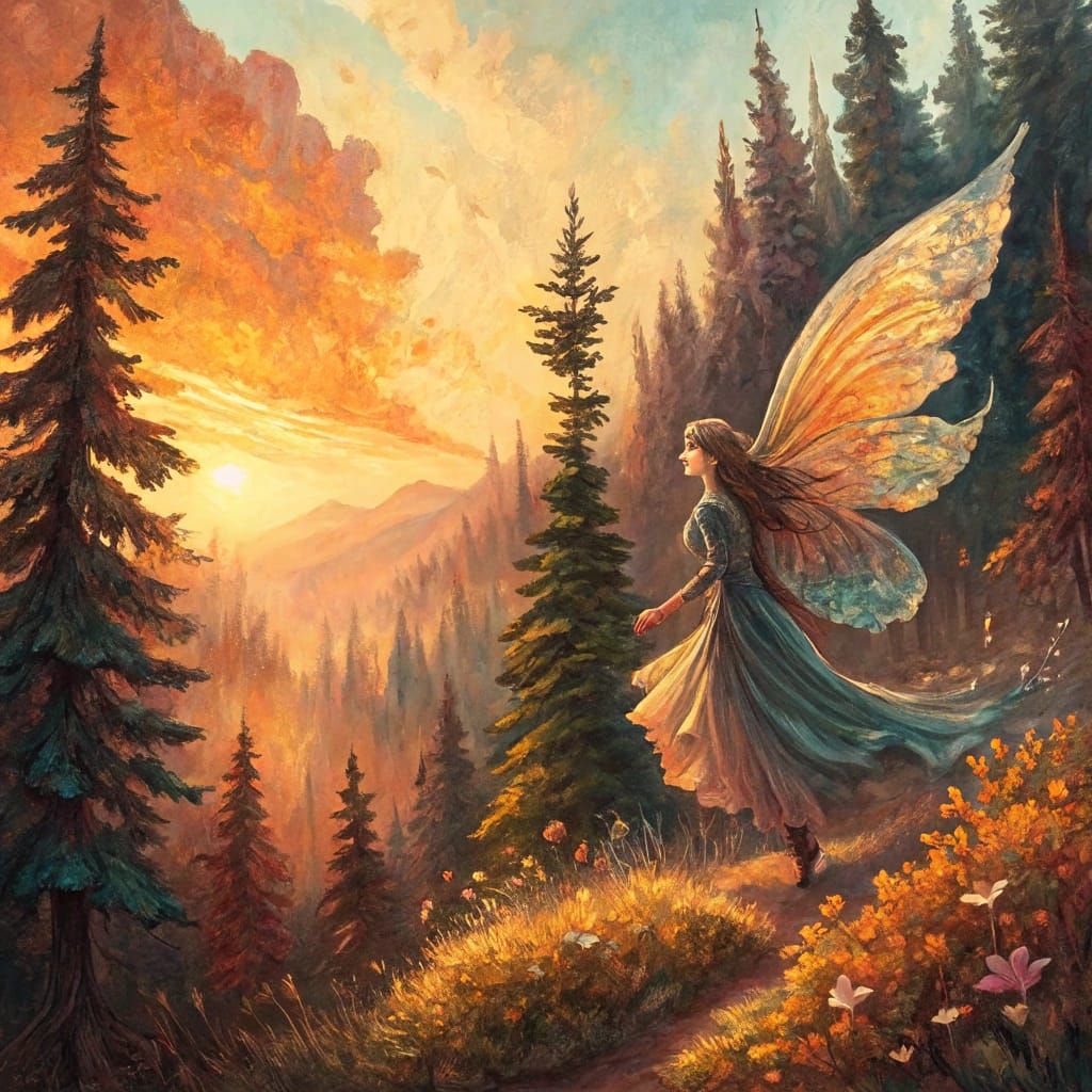 A bismuth fairy in the woods!