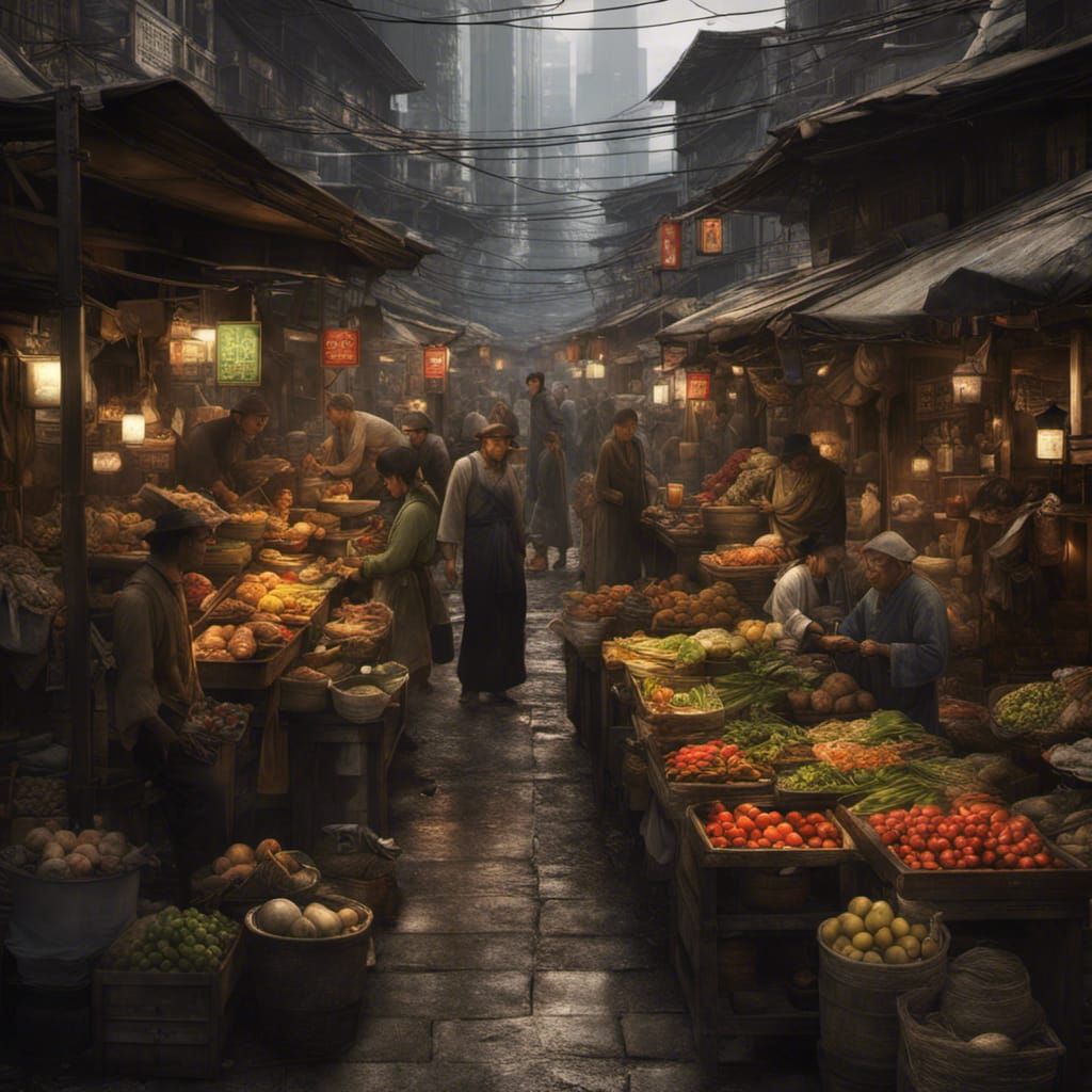 Japanese farmers market