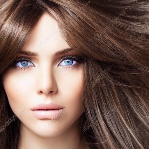Brunette Woman Portrait: Focused on the Eyes