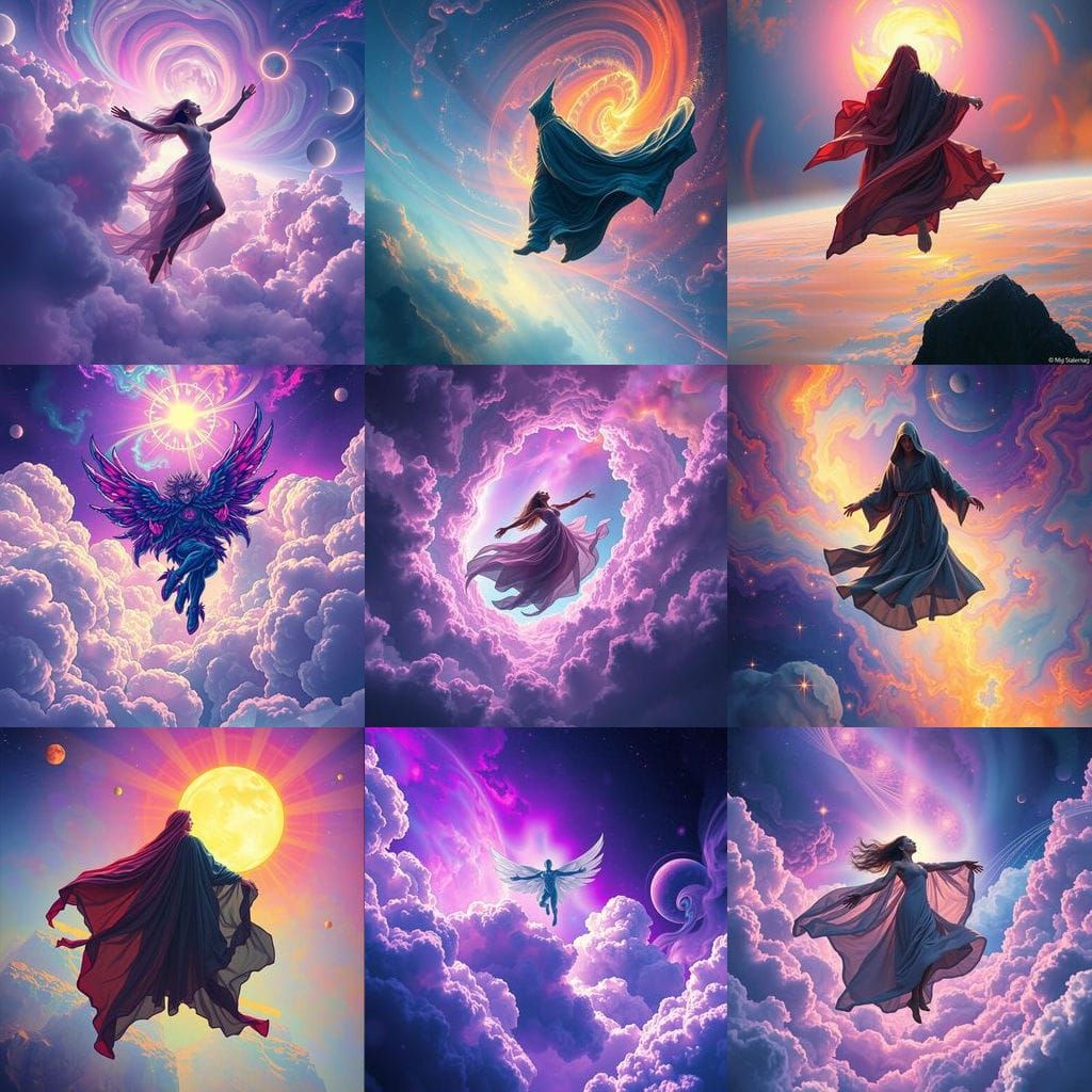 Astral Plane Journey: A Surreal Dreamscape