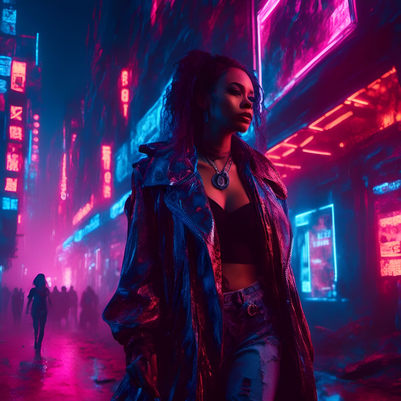 Neon City Shadowrunner