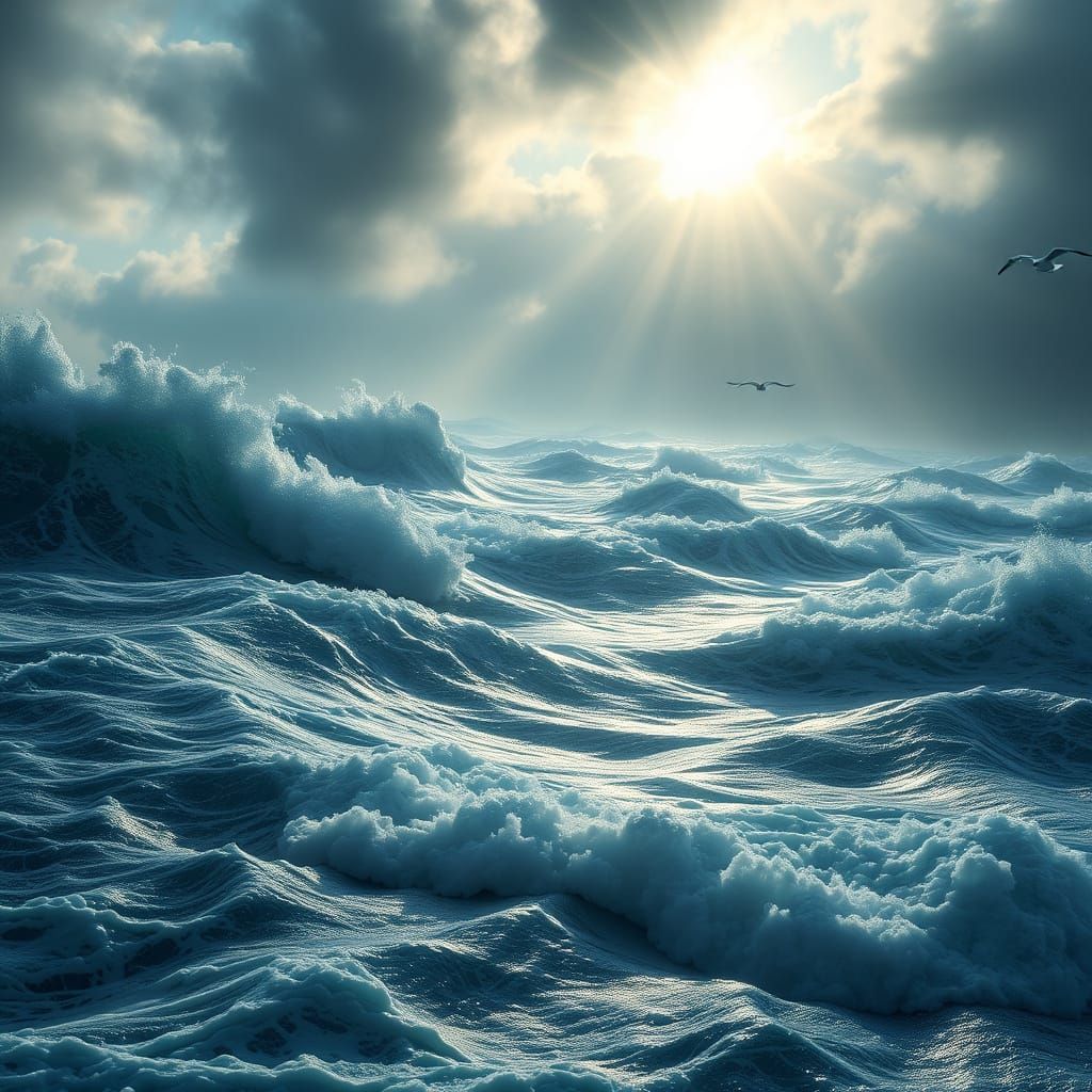 Majestic North Ocean Landscape in HDR