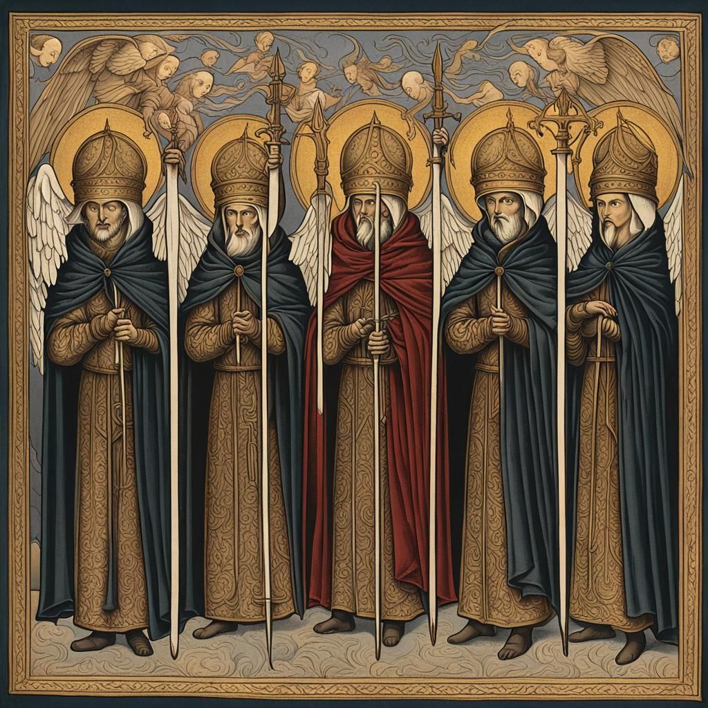 Angels of Light with Fiery Weapons