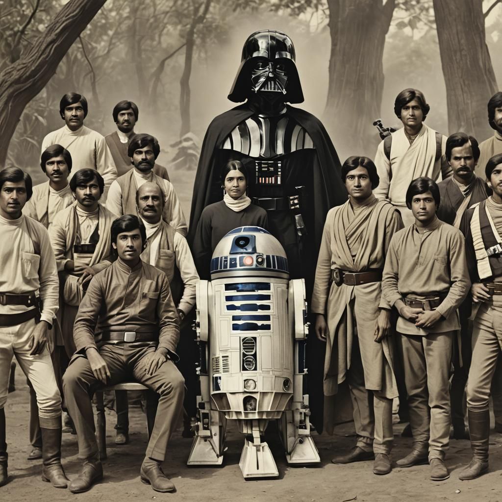 Star Wars Reimagined: A Bollywood 1960s Adaptation