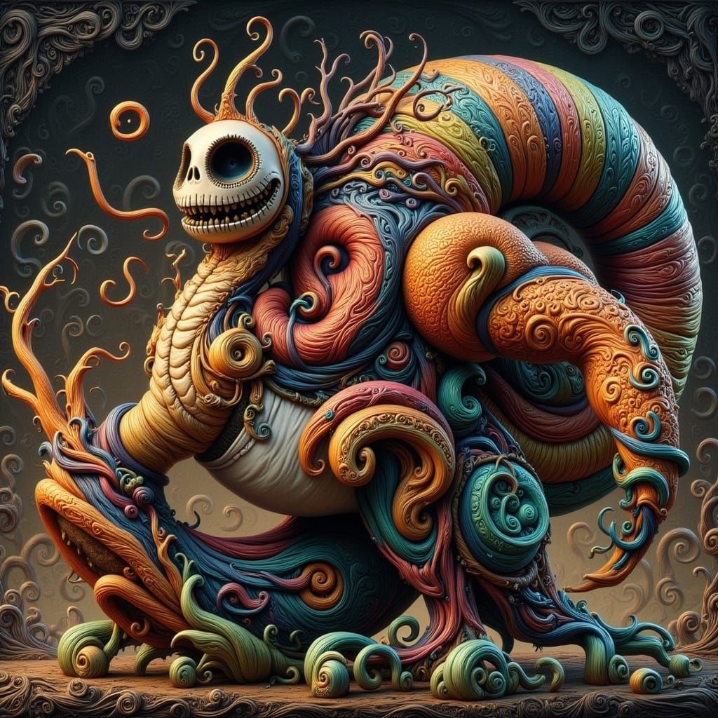 Surreal Portrait of Jack Snailington