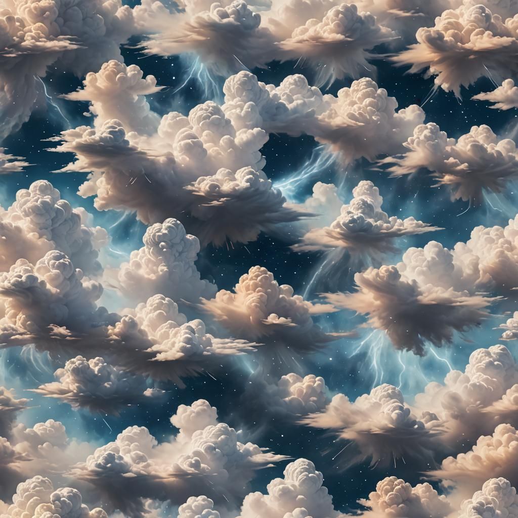 Ethereal Fine Mist Cloud Universe