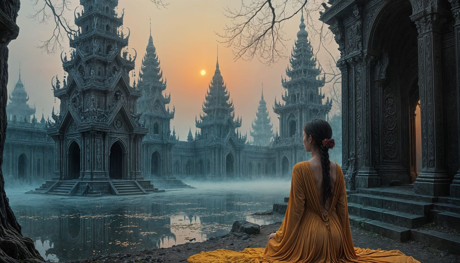 Ethereal awakening within sacred dreams of forgotten realms