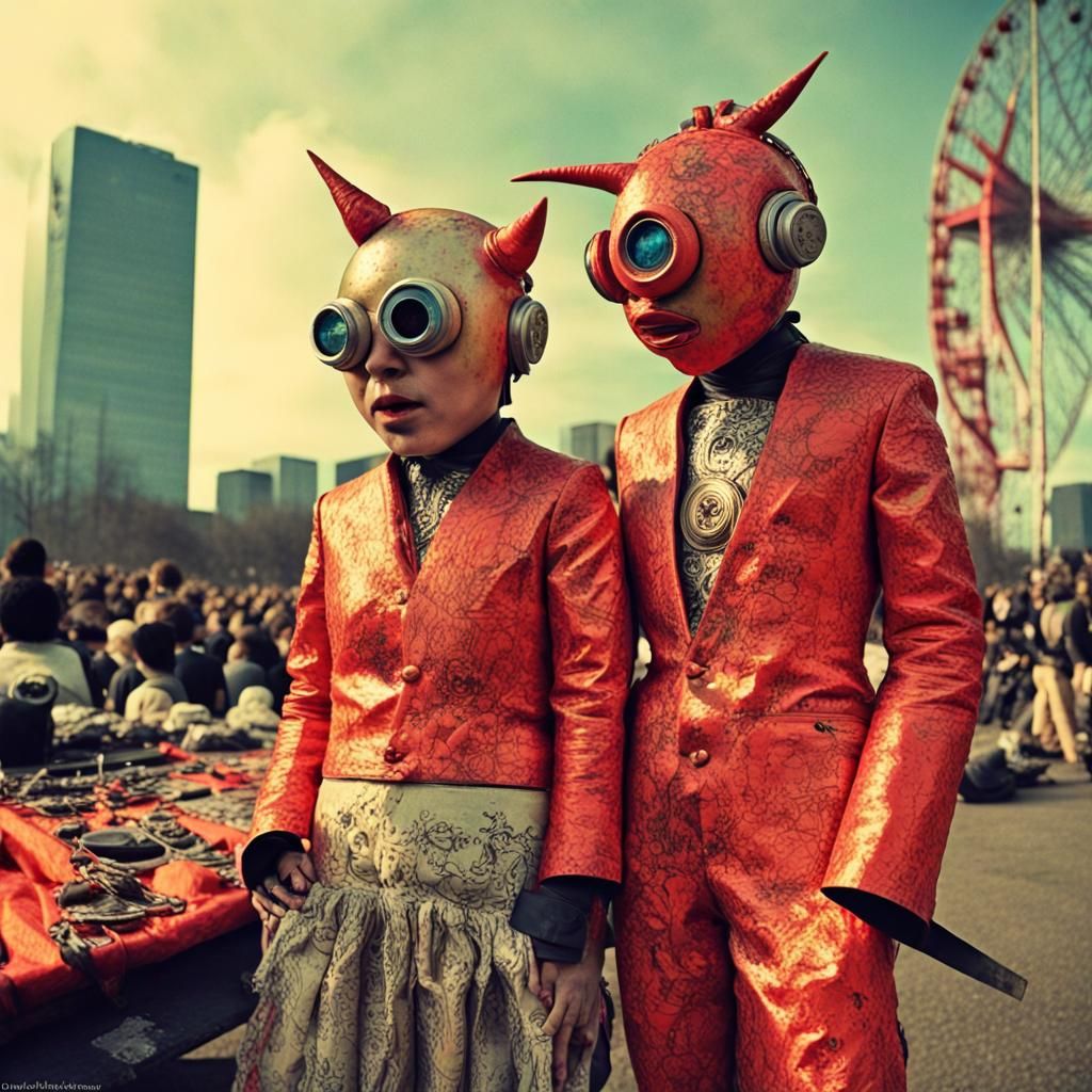 Surreal Rave Photography in Dada Style