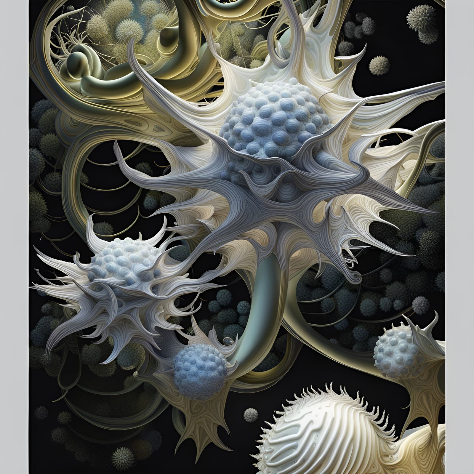 Bizarre Surrealism: Mandelbulb Junctions in Magic Realism