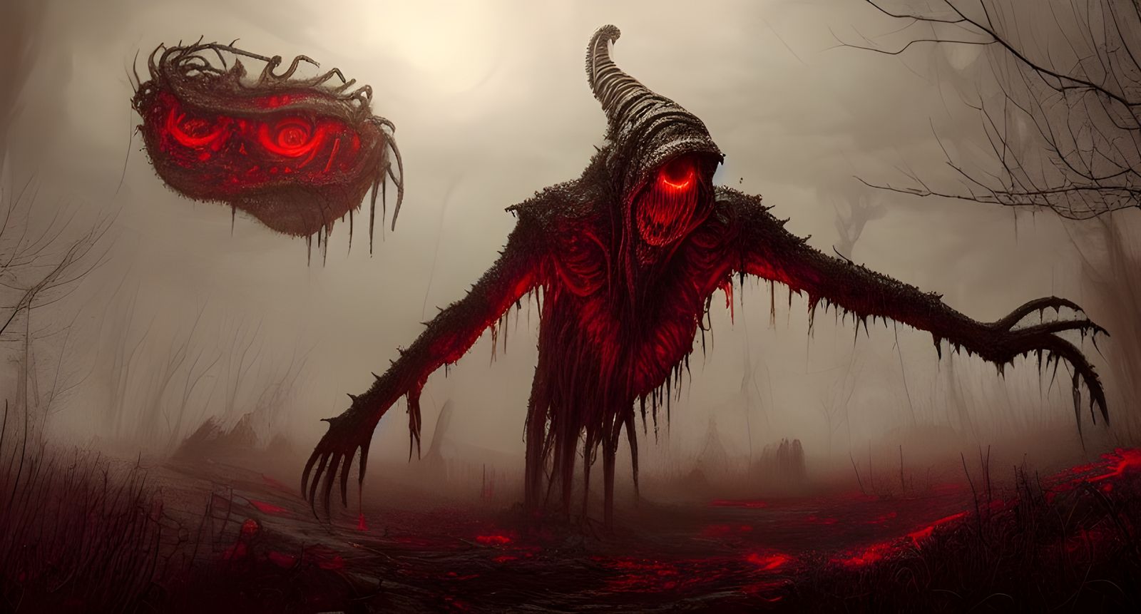 Lovecraftian Elder God in Post-Apocalyptic World