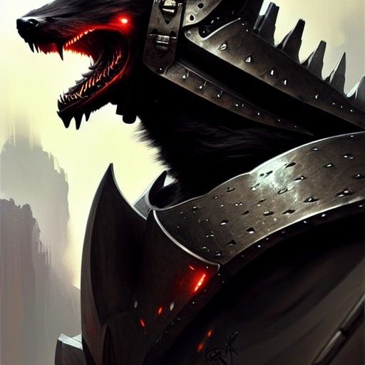 Guts Berserker Armor Portrait in Hyperdetailed Style