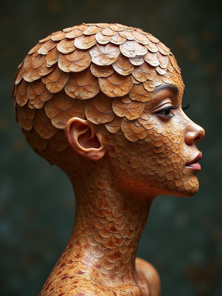 Hydnora and Her Many Tiny Quilted Maple Heads