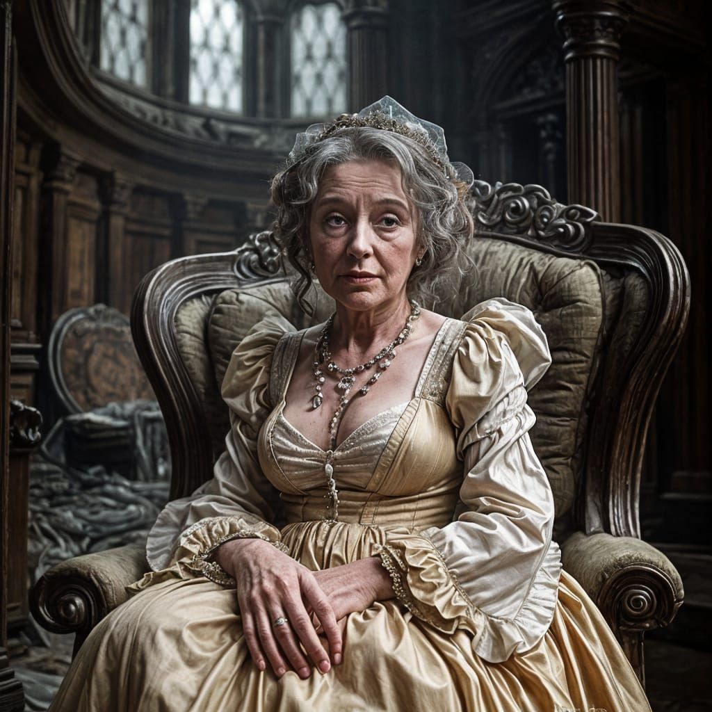 Ethereal Victorian Bride Trapped in Time