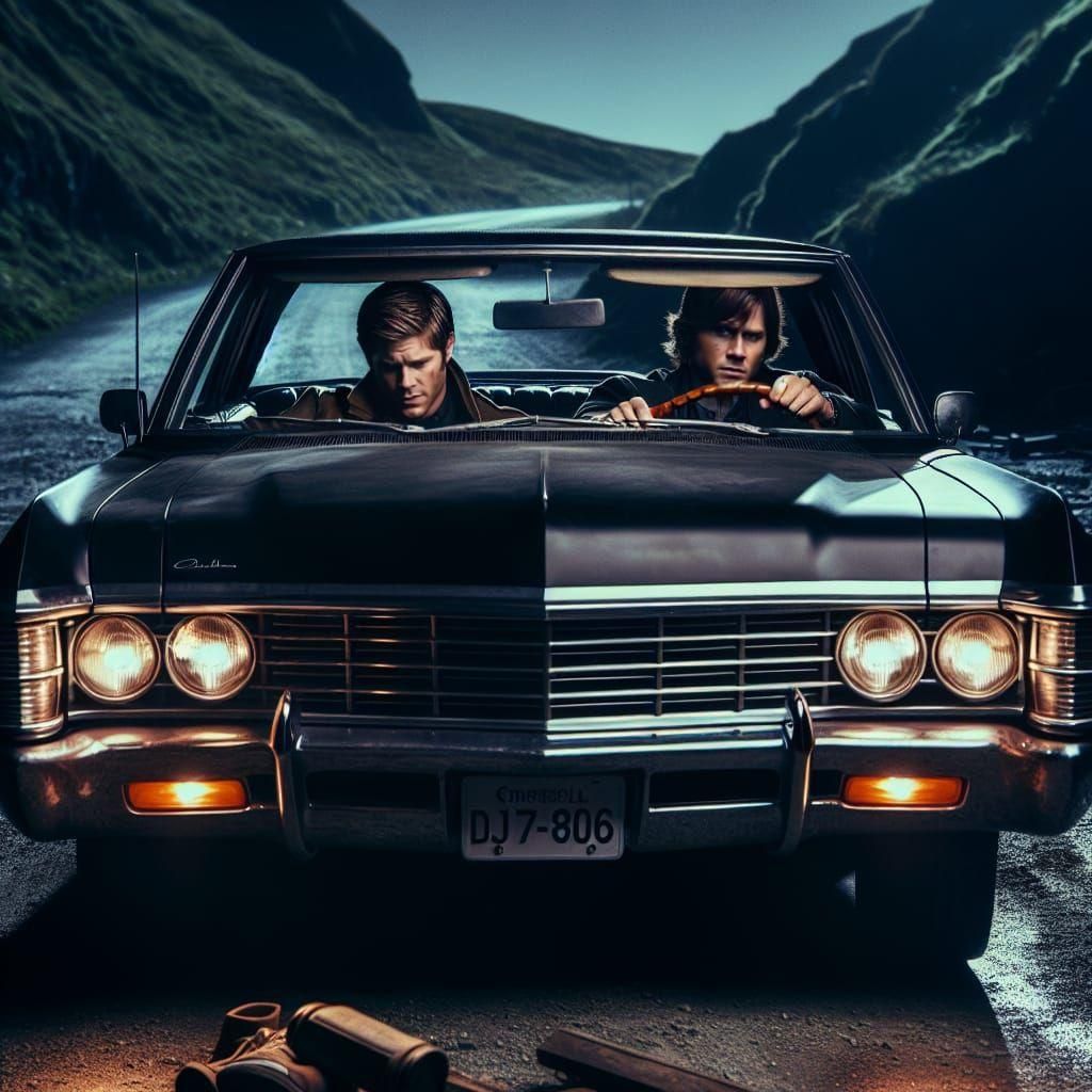 Brothers in a Classic Car: Action TV Series Style
