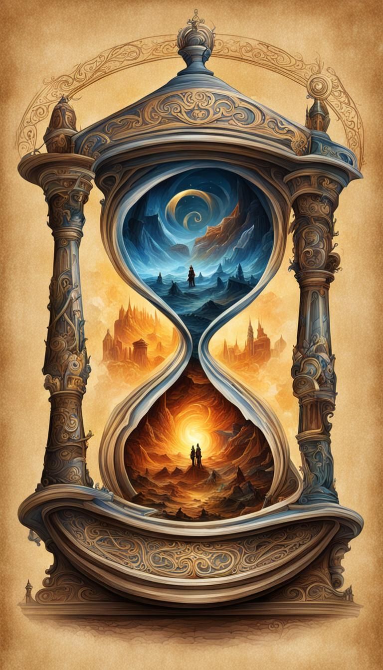The Wheel of Time in an Hourglass