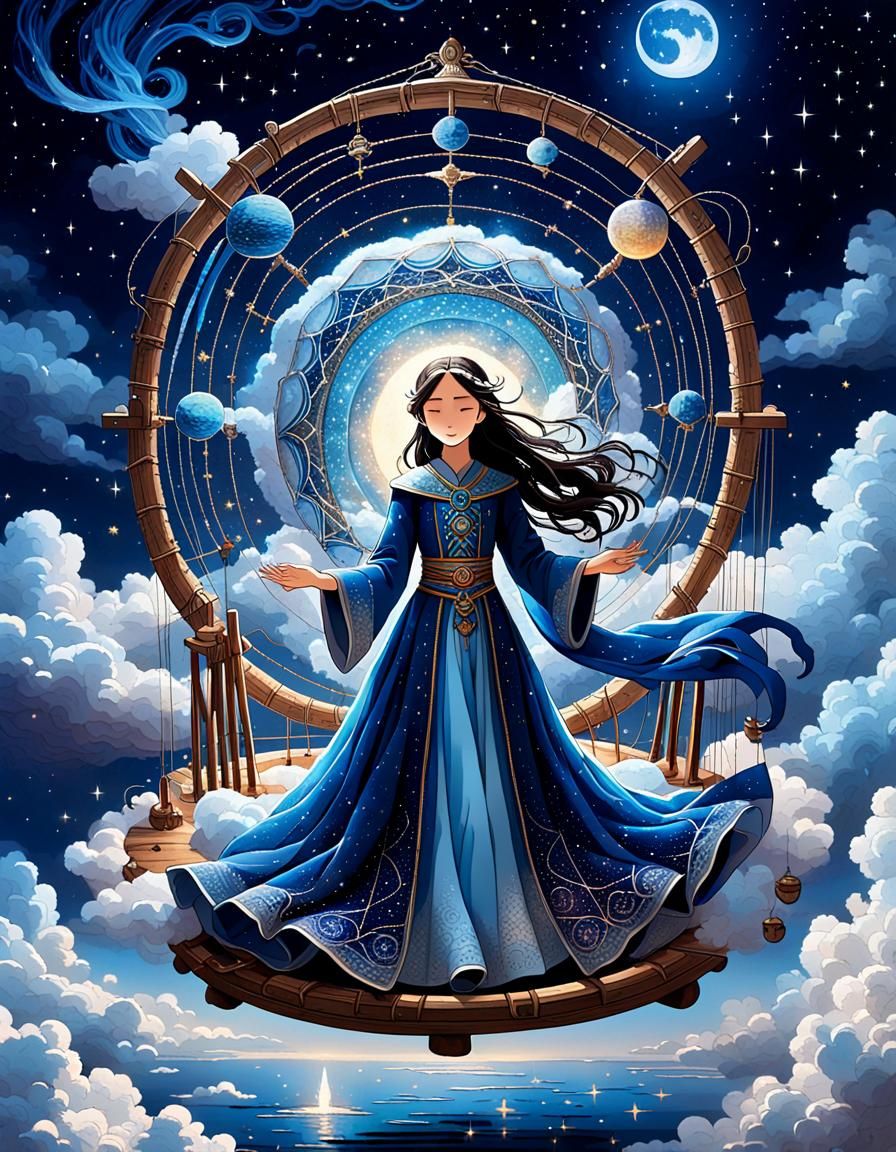 Dream Weaver's Mystical Workshop in the Clouds