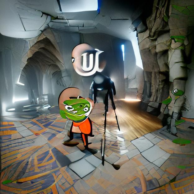 Doomer Wojak in Unreal Engine