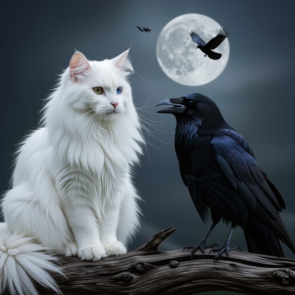 Ghost Cat Threatens National Bird With Gloom
