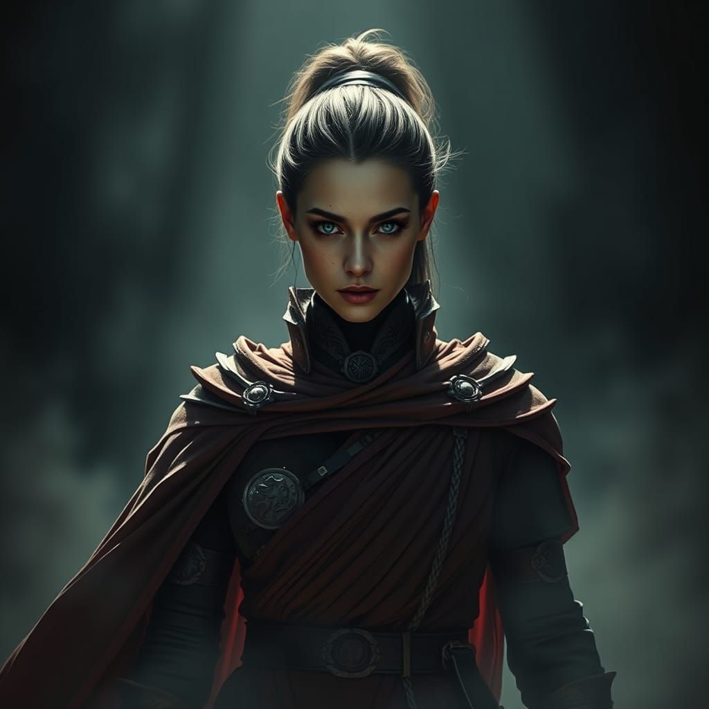 Dark Enchantress in a Dystopian Nightmare