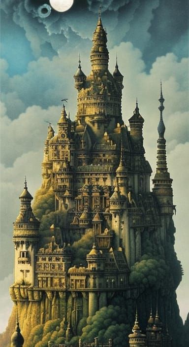 Fantastic Sky Kingdom of Cloud Castles