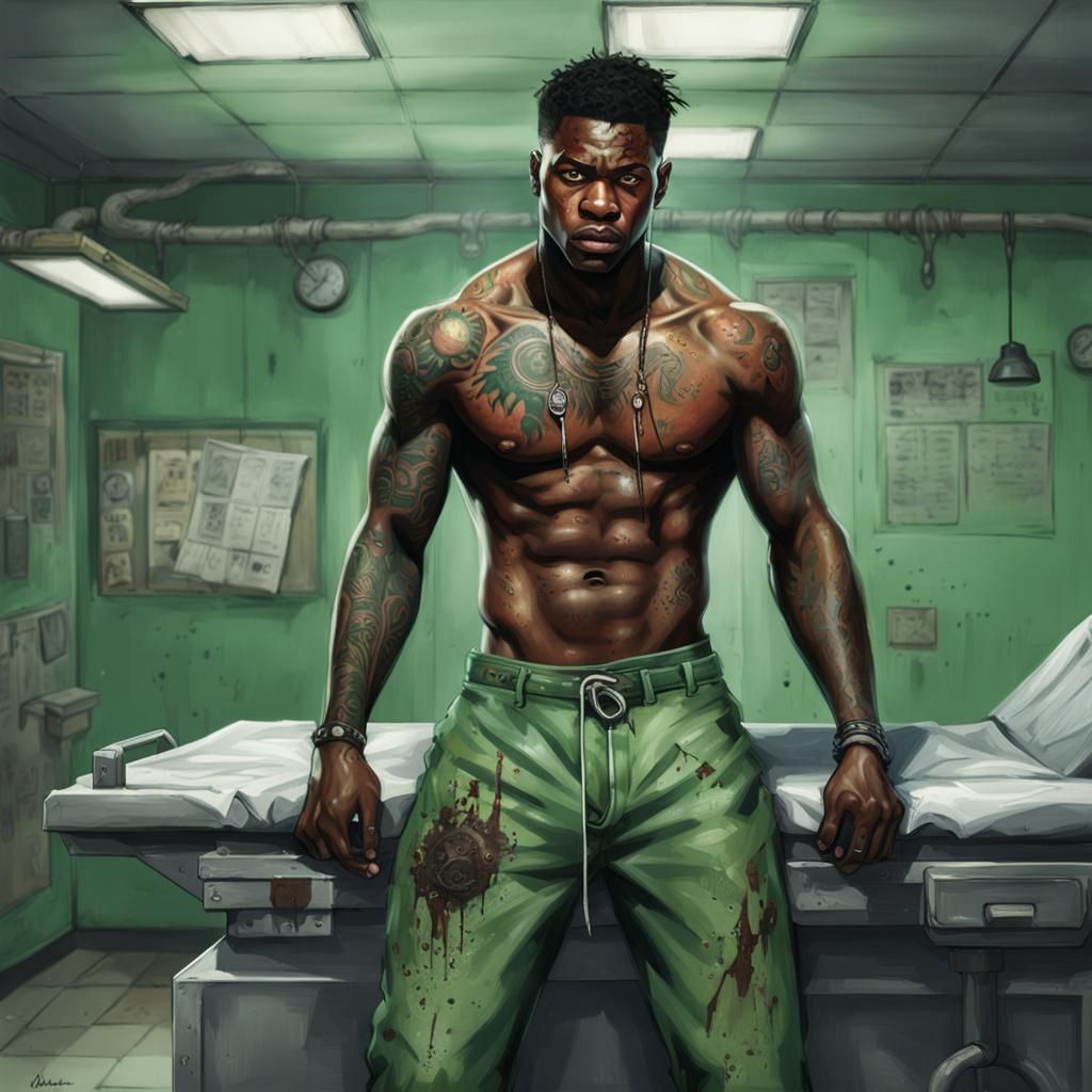 Hyperrealistic Surgical Assistant in Abandoned Operating Roo...