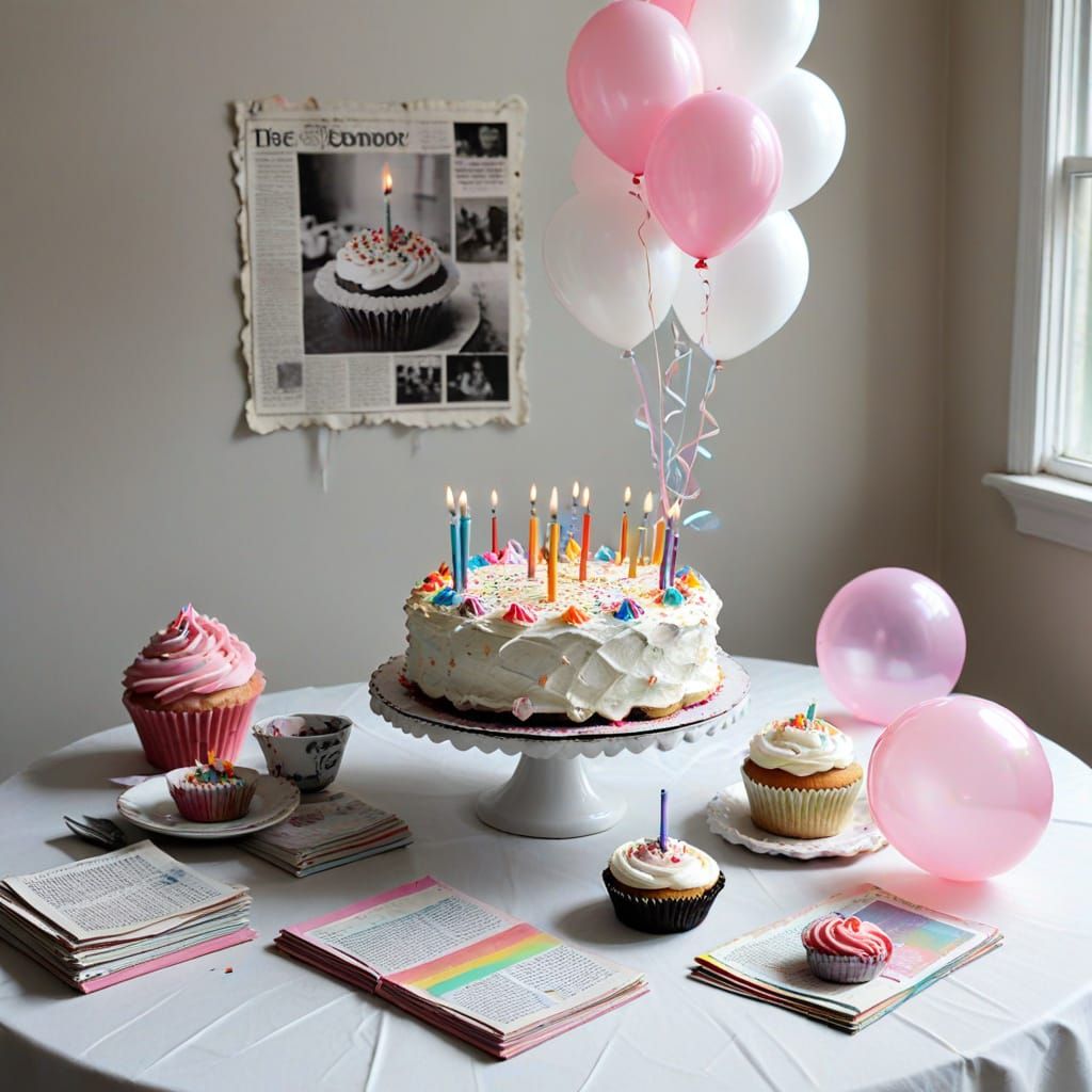 Whimsical Birthday Party in Pastel Hues